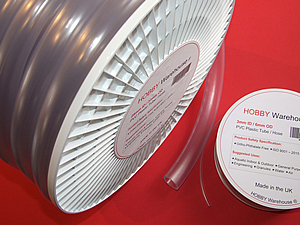 PVC Tube for use in contact with food and drinks on a spool.