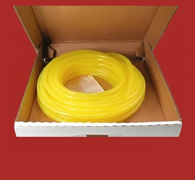 Tygon Fuel Tube (yellow) F4040A on coil in saint gobain white box.