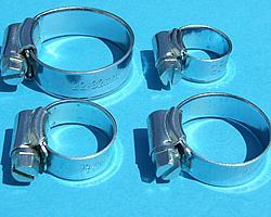 Zinc Plated Steel Screw Clamps